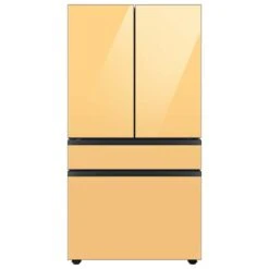 Samsung Bespoke FlexZone Drawer Panel For 4-Door Refrigerator - Glass - Sunrise Yellow - 35.63 X 6.38 X 1.25-in -Cheap My Cook Nest Store 22945462b L