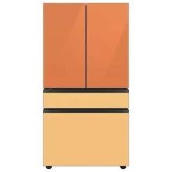 Samsung Bespoke FlexZone Drawer Panel For 4-Door Refrigerator - Glass - Sunrise Yellow - 35.63 X 6.38 X 1.25-in