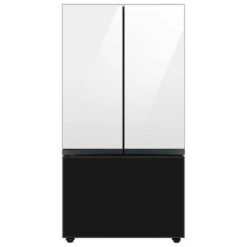 Samsung Bespoke Upper Panel For 3-Door Refrigerator - Glass - White -Cheap My Cook Nest Store 22945463e L