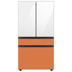 Samsung Bespoke Freezer Drawer Panel For 4-Door Refrigerator - Glass - Clementine - 35.63 X 22.25 X 1.25-in -Cheap My Cook Nest Store 22945465d L