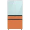 Samsung Bespoke Freezer Drawer Panel For 4-Door Refrigerator - Glass - Clementine - 35.63 X 22.25 X 1.25-in