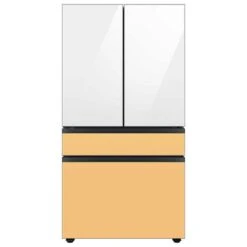 Samsung Bespoke Freezer Drawer Panel For 4-Door Refrigerator - Glass - Sunrise Yellow - 35.63 X 22.25 -Cheap My Cook Nest Store 22945469b L