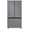 Samsung Bespoke Freezer Drawer Panel For 3-Door Refrigerator - Glass - Matte Grey - 35.63 X 23.5 X 1.25-in