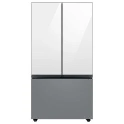 Samsung Bespoke Freezer Drawer Panel For 3-Door Refrigerator - Glass - Matte Grey - 35.63 X 23.5 X 1.25-in -Cheap My Cook Nest Store 22945470c L