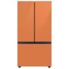 Samsung Bespoke Upper Panel For 3-Door Refrigerator - Glass - Clementine