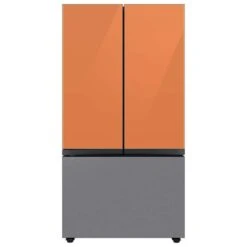 Samsung Bespoke Upper Panel For 3-Door Refrigerator - Glass - Clementine 8 Samsung Bespoke Upper Panel For 3-Door Refrigerator - Glass - Clementine -Cheap My Cook Nest Store 22945471e L