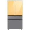 Samsung Bespoke FlexZone Drawer Panel For 4-Door Refrigerator - Stainless Steel - 35.63 X 6.38 X 1.13-in