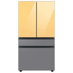 Samsung Bespoke FlexZone Drawer Panel For 4-Door Refrigerator - Stainless Steel - 35.63 X 6.38 X 1.13-in