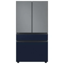 Samsung Bespoke Freezer Drawer Panel For 4-Door Refrigerator - Stainless Steel - Navy Blue -Cheap My Cook Nest Store 22945474e L