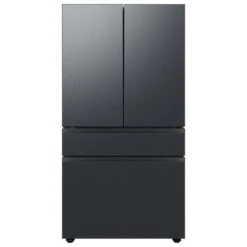 Samsung Bespoke FlexZone Drawer Panel For 4-Door Refrigerator - Stainless Steel - Matte Black -Cheap My Cook Nest Store 22945477b L