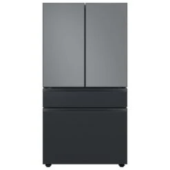 Samsung Bespoke FlexZone Drawer Panel For 4-Door Refrigerator - Stainless Steel - Matte Black -Cheap My Cook Nest Store 22945477c L