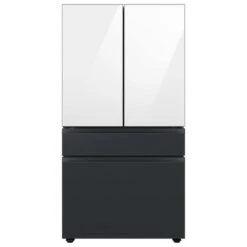 Samsung Bespoke FlexZone Drawer Panel For 4-Door Refrigerator - Stainless Steel - Matte Black