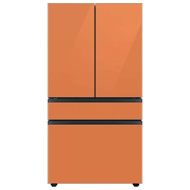 Samsung Bespoke Upper Panel For 4-Door Refrigerator - Glass - Clementine - 17.63 X 35.5 X 0.75-in 5 Samsung Bespoke Upper Panel For 4-Door Refrigerator - Glass - Clementine - 17.63 X 35.5 X 0.75-in - Image 5