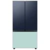 Samsung Bespoke Bottom Drawer Panel For 3-Door Refrigerator - Glass - Morning Blue