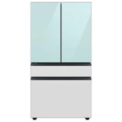 Samsung Bespoke Freezer Drawer Panel For 4-Door Refrigerator - Glass - White -Cheap My Cook Nest Store 22945480e L