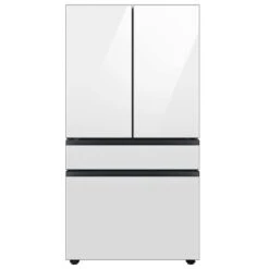 Samsung Bespoke FlexZone Drawer Panel For 4-Door Refrigerator - Glass - White -Cheap My Cook Nest Store 22945486b L