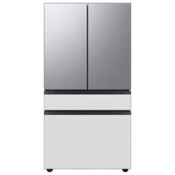 Samsung Bespoke FlexZone Drawer Panel For 4-Door Refrigerator - Glass - White -Cheap My Cook Nest Store 22945486c L