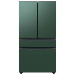 Samsung Bespoke FlexZone Drawer Panel For 4-Door Refrigerator - Stainless Steel - Emerald