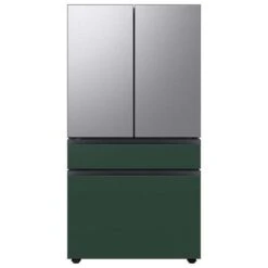 Samsung Bespoke FlexZone Drawer Panel For 4-Door Refrigerator - Stainless Steel - Emerald -Cheap My Cook Nest Store 22945491c L