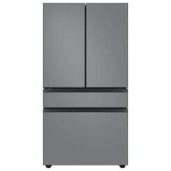 Samsung Bespoke Upper Panel For 4-Door Refrigerator - Glass - Matte Grey -Cheap My Cook Nest Store 22945493b L
