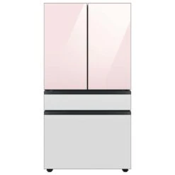 Samsung Bespoke Upper Panel For 4-Door Refrigerator - Glass - Pink -Cheap My Cook Nest Store 22945494c L