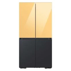Samsung Bespoke Top Door Panel For 4-Door Flex Refrigerator - Glass - Sunrise Yellow 8 Samsung Bespoke Top Door Panel For 4-Door Flex Refrigerator - Glass - Sunrise Yellow -Cheap My Cook Nest Store 22945508b L