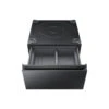 Samsung Bespoke 15-in X 27-in Universal Laundry Pedestal (Black Stainless Steel)