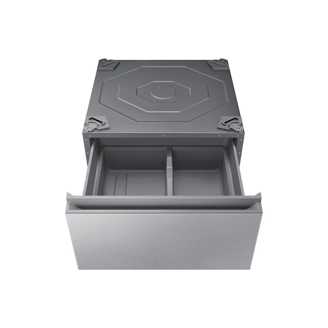 Samsung Bespoke 15-in X 27-in Universal Laundry Pedestal (Stainless Steel) 1 Samsung Bespoke 15-in X 27-in Universal Laundry Pedestal (Stainless Steel)