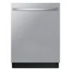 Samsung 27-in Stainless Steel 3-Rack Built-In Dishwasher With Air Dry And Hidden Commands