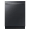 Samsung 24-in Black Stainless Steel Built-In Dishwasher With Hidden Controls