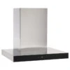 Profile GE Wall Chimney Range Hood 600 CFT 24-in Stainless Steel