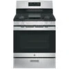 GE Gas Range With Steam Clean - 30-in - 5-cu Ft - Stainless Steel