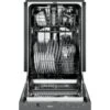 Haier Compact Built-In Dishwasher - 18-in - Stainless Steel
