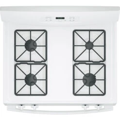 GE Appliances Freestanding - Gas Range - 30-in - 5.0 Cu. Ft. - White - Sealed Burners -Cheap My Cook Nest Store 23085454b L