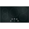 GE Café Cooktop Control Knobs - Black Stainless Steel - 6-Pieces