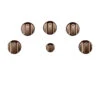 GE Café Cooktop Control Knobs - Brushed Copper - 6-Pieces