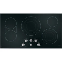 GE Café Cooktop Control Knobs - Brushed Stainless Steel - 6-Pieces