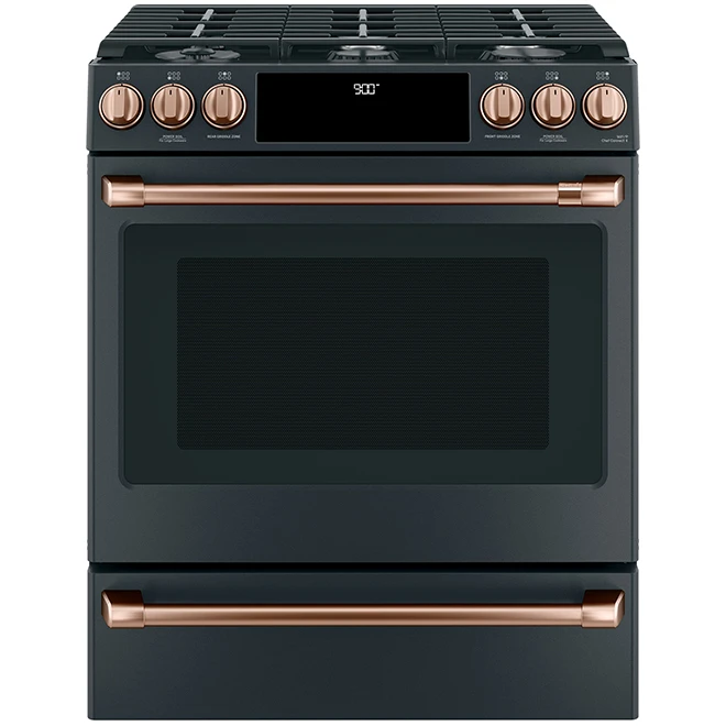 GE Café Brushed Copper Gas Range Knobs And Handles 1 GE Café Brushed Copper Gas Range Knobs And Handles