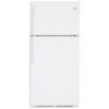 GE Top-Freezer Refrigerator - LED Lighting - 18.0-cu Ft - White