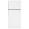 GE Top Freezer Refrigerator - 30-in - 18-cu Ft - White