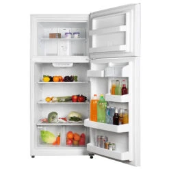 GE Top Freezer Refrigerator - 30-in - 18-cu Ft - White -Cheap My Cook Nest Store 23085682c L