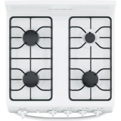 GE 24-in Free-Standing Gas Range With Removable Backsplash And Broil Drawer - 2.9 Cu Ft - White -Cheap My Cook Nest Store 23085781e L