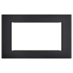 Café Microwave Oven Built-In Trim Kit - 27-in - Steel - Matte Black