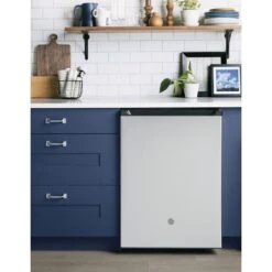 GE 5.6-cu Ft Stainless Steel Freestanding Compact Refrigerator With Glass Shelves -Cheap My Cook Nest Store 23085825e L