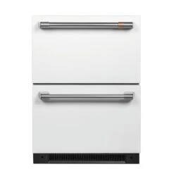 GE Cafe Undercounter Refrigerator Handle Kit - 38-in - Brushed Stainless Steel - 2-piece