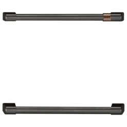 Café Undercounter Refrigerator Door 2-Handle Kit - Brushed Black Finish -Cheap My Cook Nest Store 23085855 L