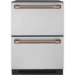 Café Undercounter Refrigerator Door 2-Handle Kit - Brushed Copper -Cheap My Cook Nest Store 23085857b L