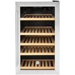 GE 31-Bottle Capacity (4.1-cu Ft) Stainless Steel Built-In/Freestanding 5-Shelf Beverage Center -Cheap My Cook Nest Store 23085862 L