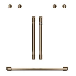 Café 30-in 7-Pack French Door Double Wall Oven Brushed Bronze