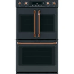 Café 30-in 7-Pack French Door Double Wall Oven Brushed Copper -Cheap My Cook Nest Store 23085948c L